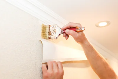 Pose de papier peint à Châteauneuf-de-Vernoux — revêtements muraux et toiles de verre